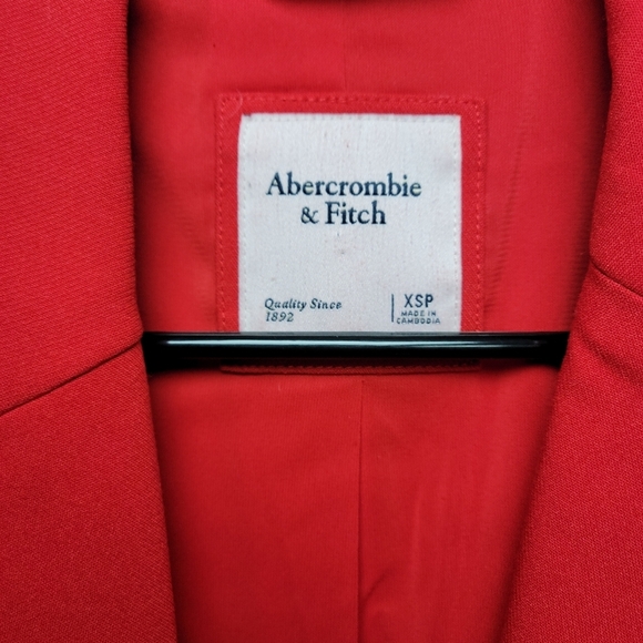 Abercrombie & Fitch Red Blazer Dress Size XS - Picture 11 of 12